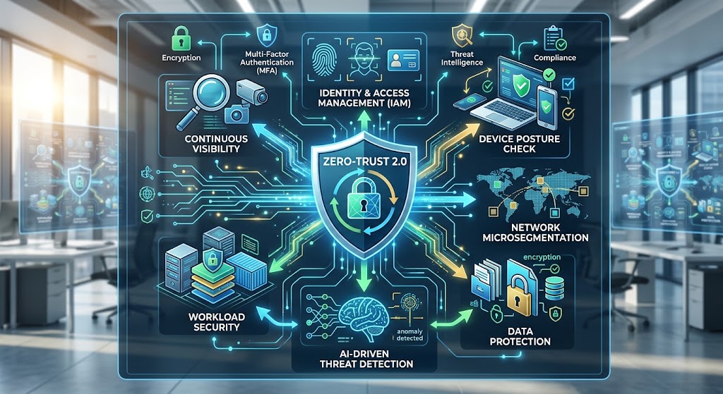 7 Powerful Zero-Trust 2.0 Security for a Safer Workplace